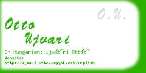 otto ujvari business card